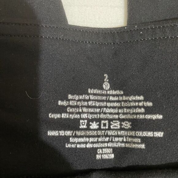 Lululemon Wunder Under Aztec Print Side Panel Full Legging 2 Pants Black - Picture 8 of 12